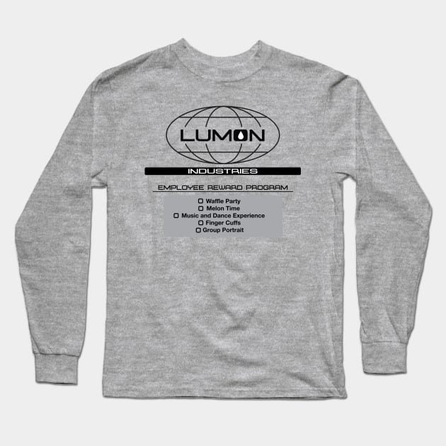 Severance- Lumon Employee Rewards Program- On light Long Sleeve T-Shirt by ocsling